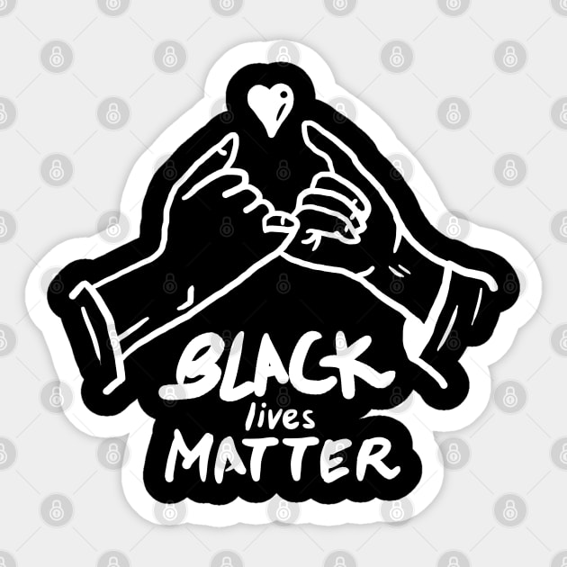 BLACK LIVES MATTER Sticker by Excela Studio